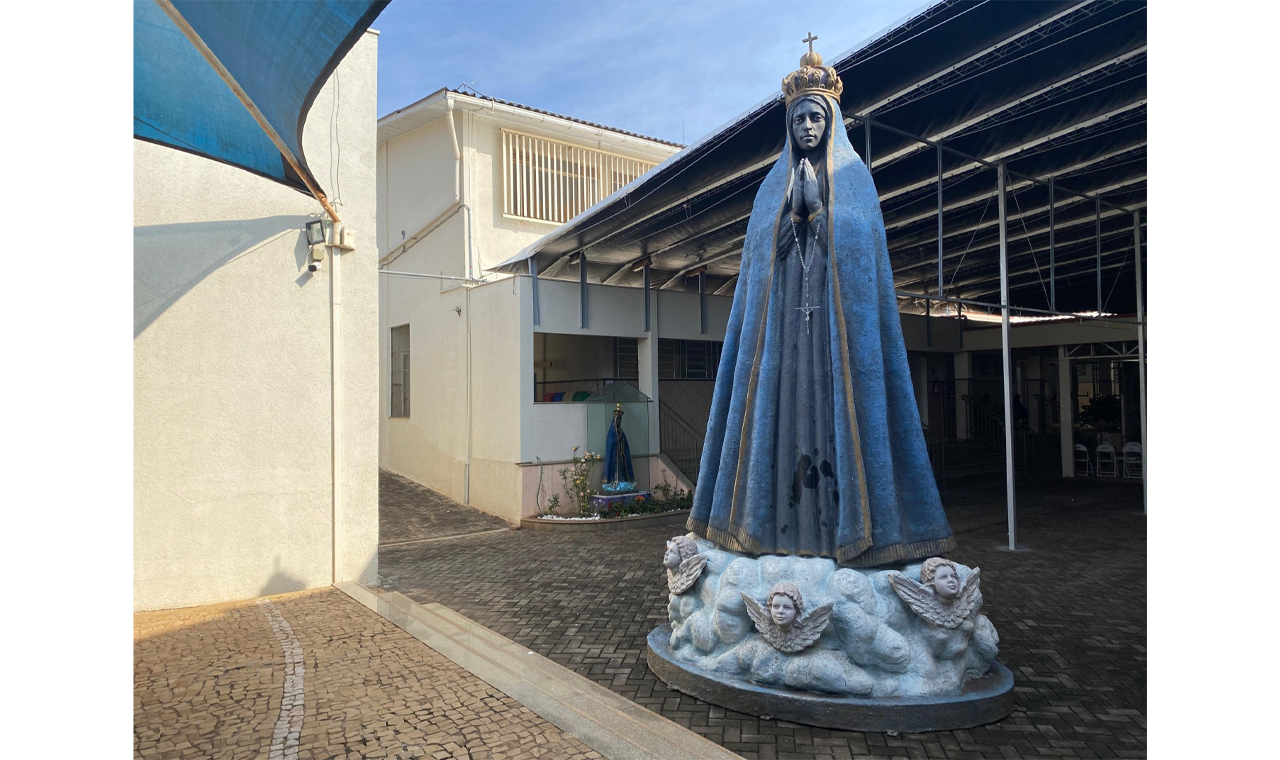 Imagem de 5 metros de Nossa Senhora Aparecida será restaurada no Santuário de Londrina