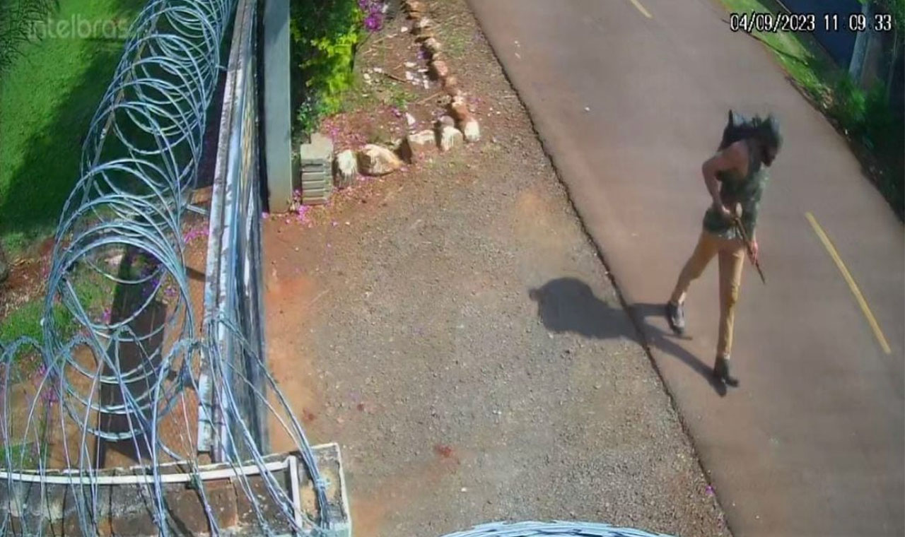 Polícia Militar de Cambé busca por homem com uma marreta no Bratislava