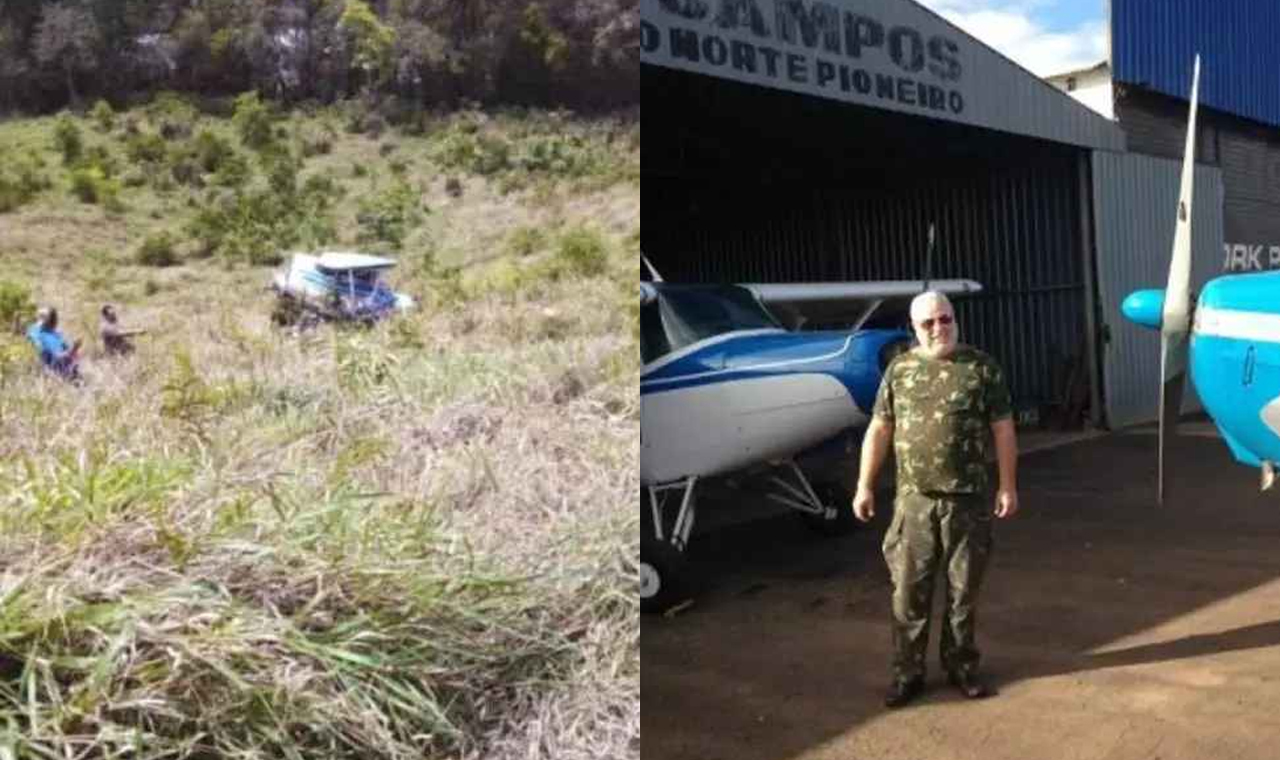 Avião desaparecido é encontrado caído em Cerro Azul
