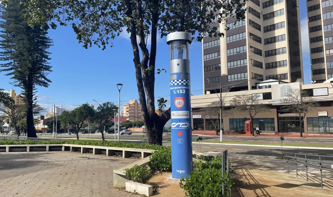 Totens de segurança começam a funcionar em locais estratégicos de Londrina