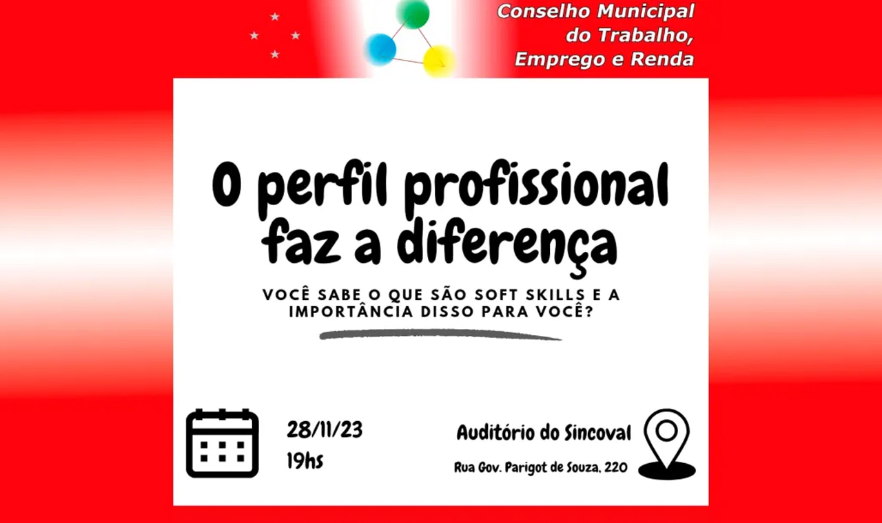 Evento do Conselho Municipal do Trabalho, Emprego e Renda debate a importância do perfil profissional na carreira em Londrina