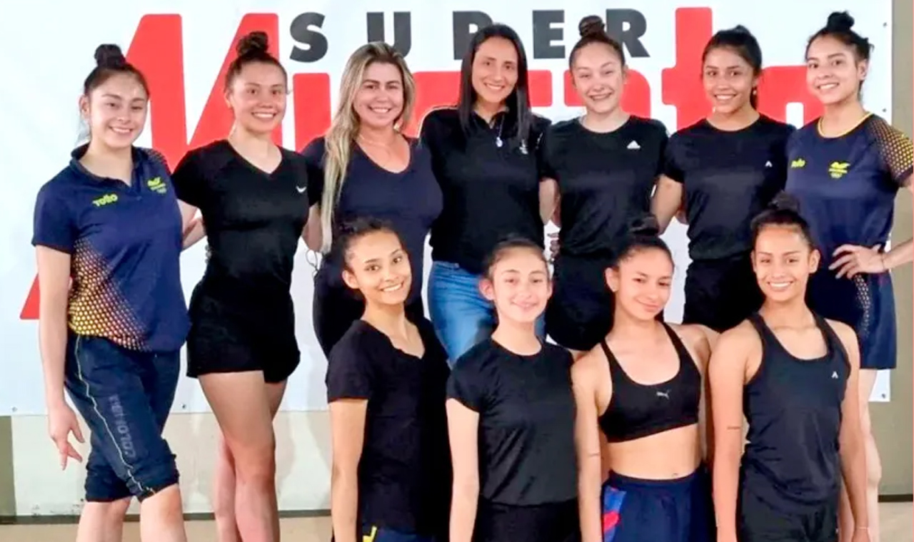 Seleção de Ginástica Rítmica da Colômbia se apresenta em Londrina