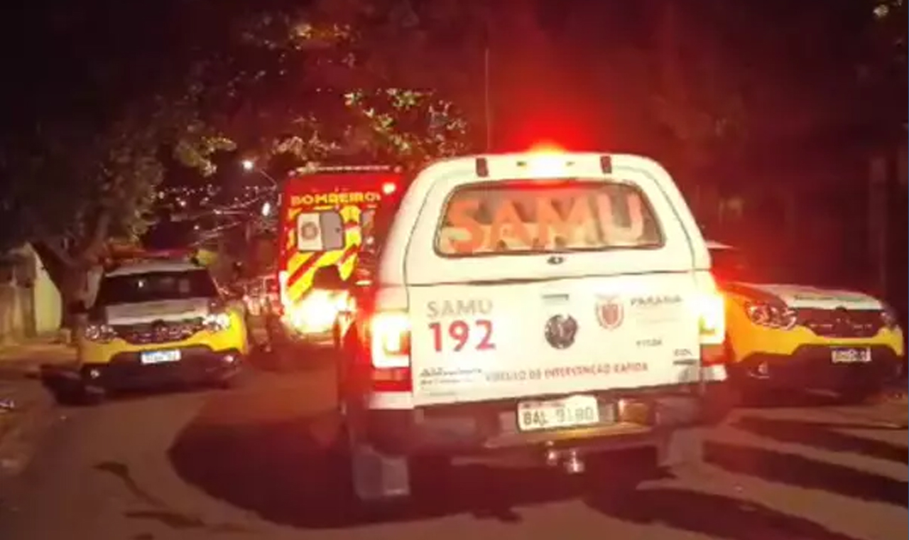 Policial aposentado e filha são esfaqueados em Londrina