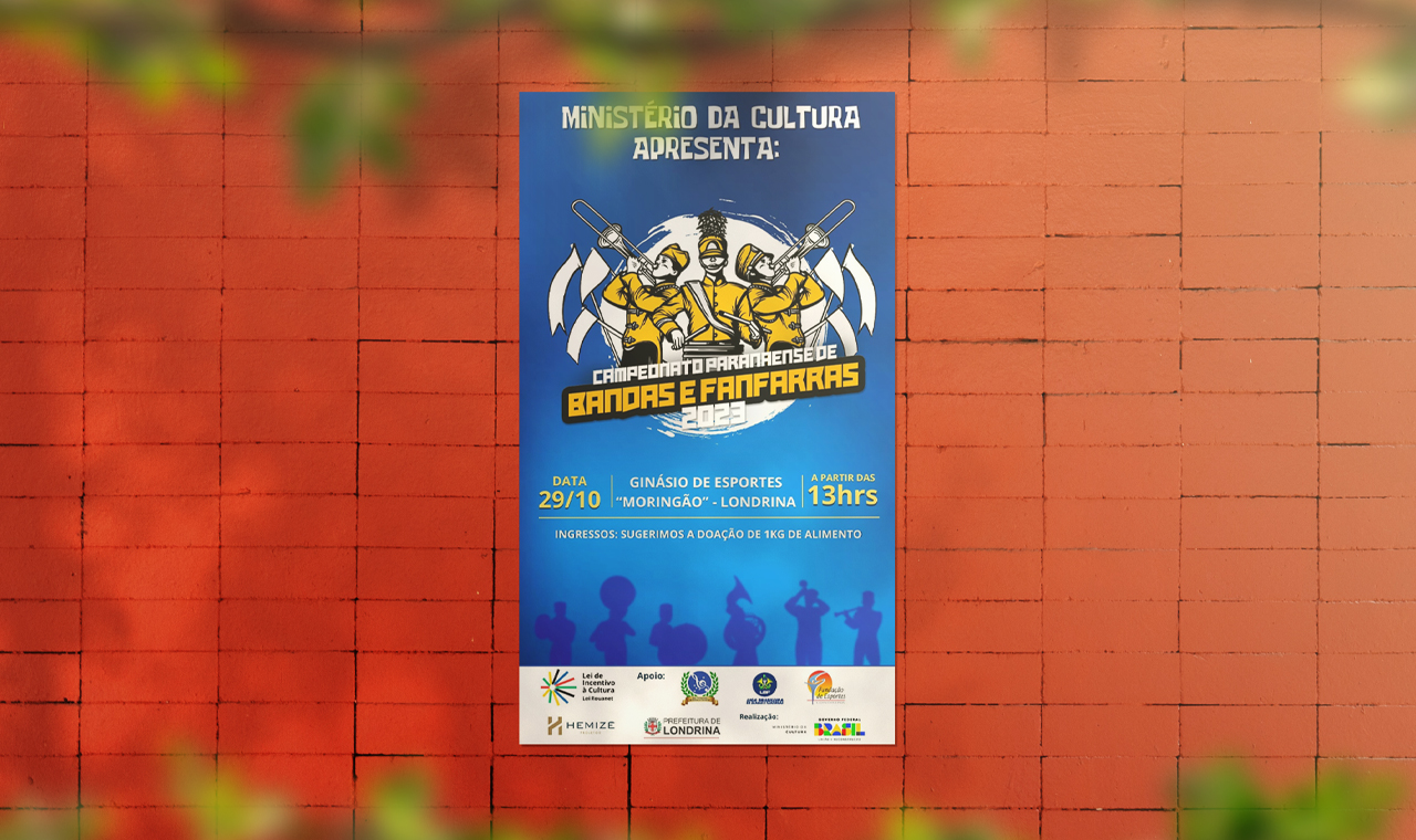 Campeonato Paranaense de fanfarras agita Londrina no domingo