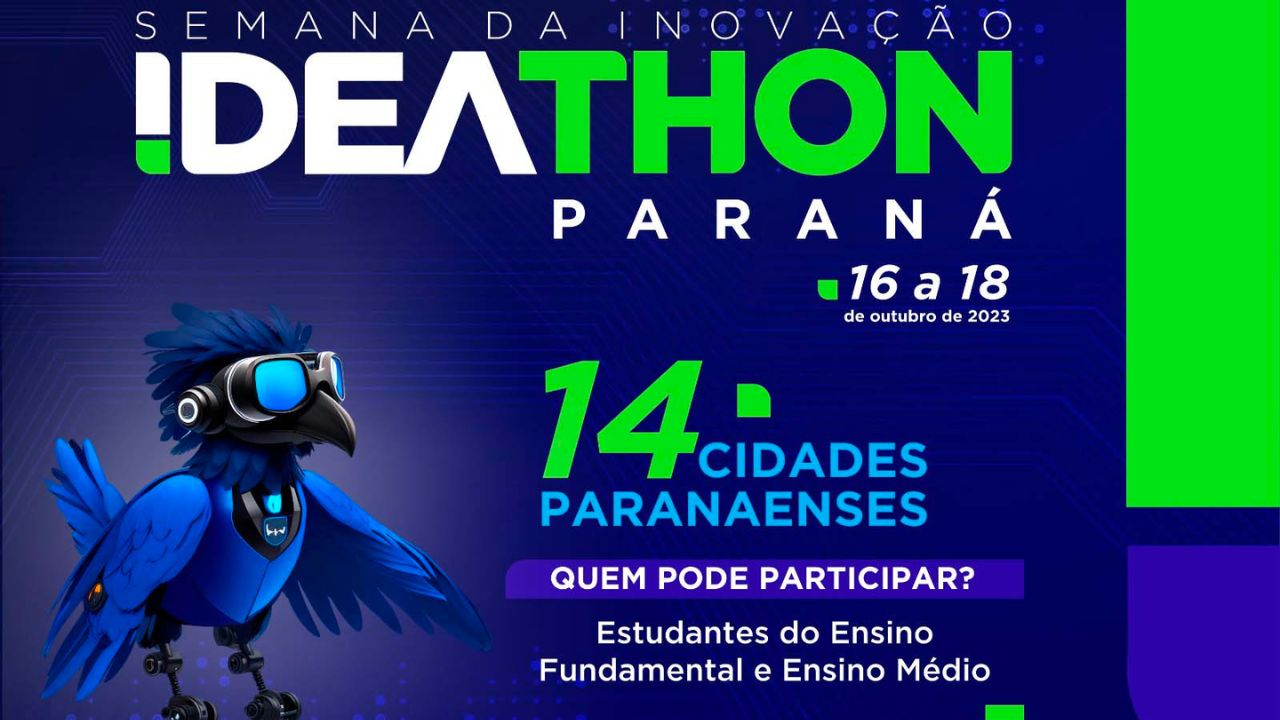 Inscrições para o Ideathon Paraná terminam no dia 8 de outubro
