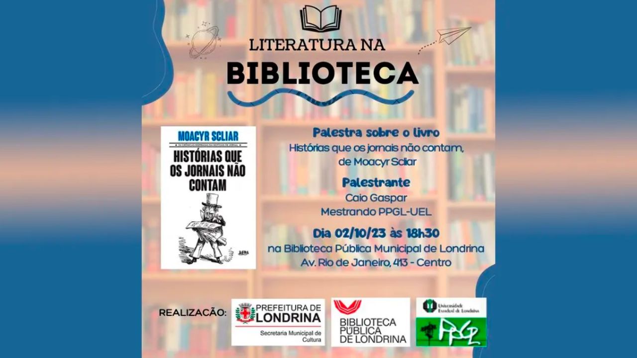 Em Londrina, projeto Literatura na Biblioteca debate o livro “Histórias que os jornais não contam”