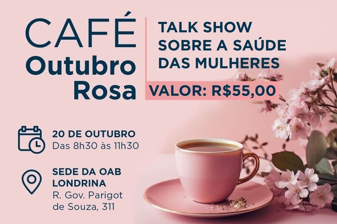 Doze entidades de Londrina se unem para o “Café Outubro Rosa”