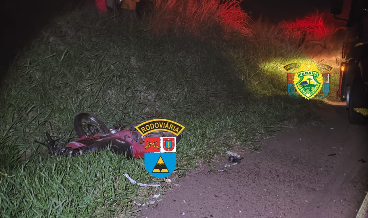 Motociclista, de 43 anos, morre em acidente na rodovia PR-170 em Rolândia