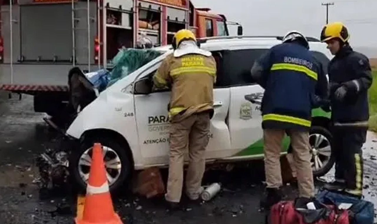 Dois homens morrem em acidente na rodovia PR-218, entre Arapongas e Sabáudia