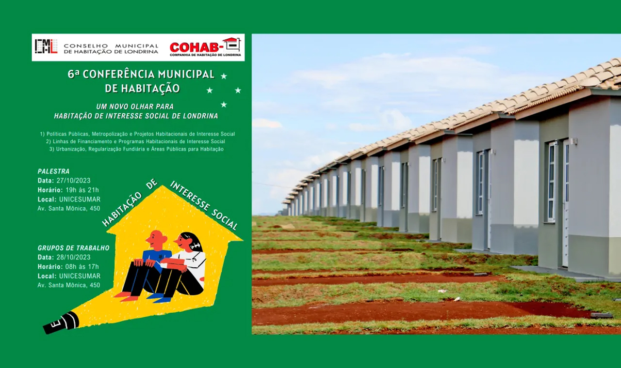 Londrina receberá Conferência da Habitação neste fim de semana