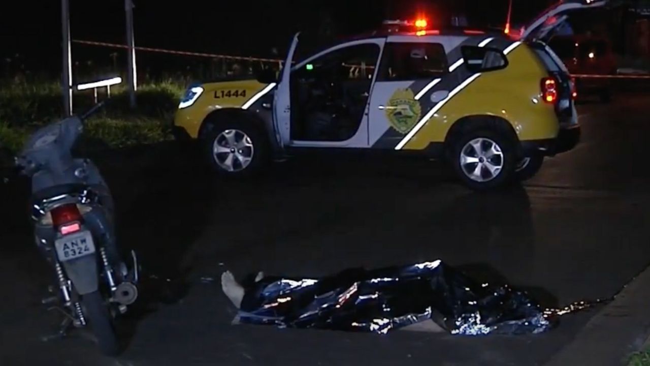 Homem cai de moto e morre na zona oeste de Londrina