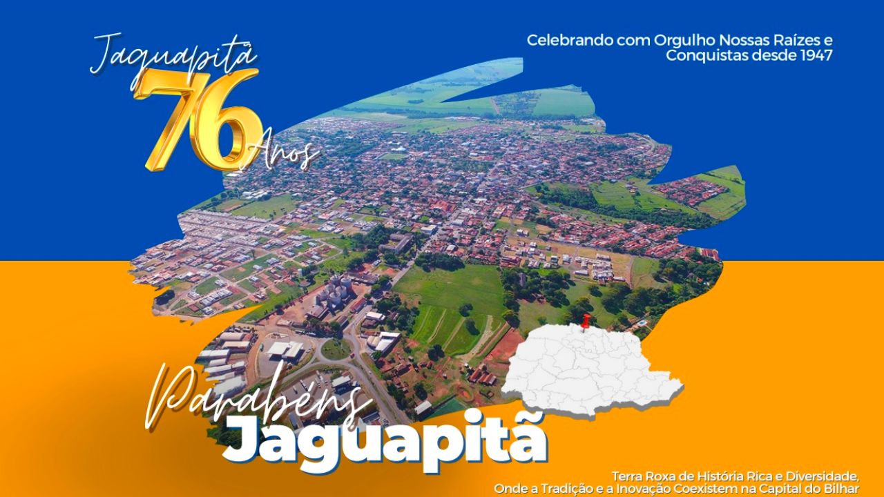 Jaguapitã comemora 76 anos com grande festa