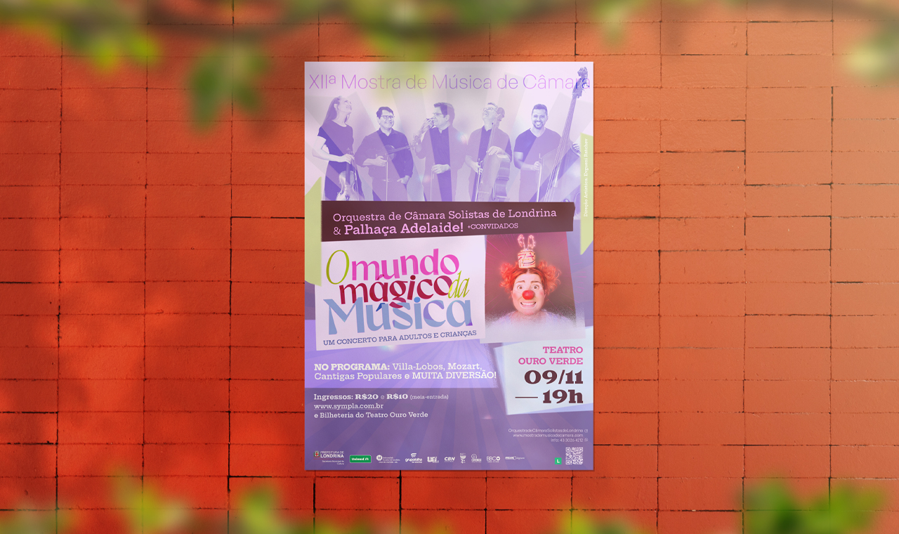 “O Mundo Mágico da Música” é atração no Ouro Verde