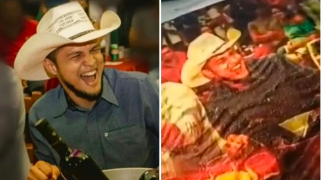 Prefeito manda decorar bolo de aniversário da cidade com fotos dele