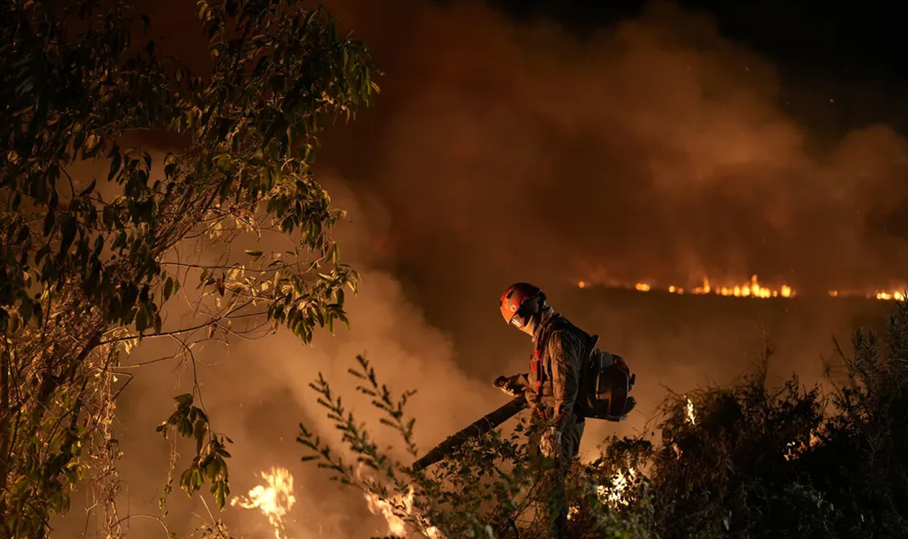 Fumaça de incêndios no Pantanal e na Bolívia chega ao Paraná