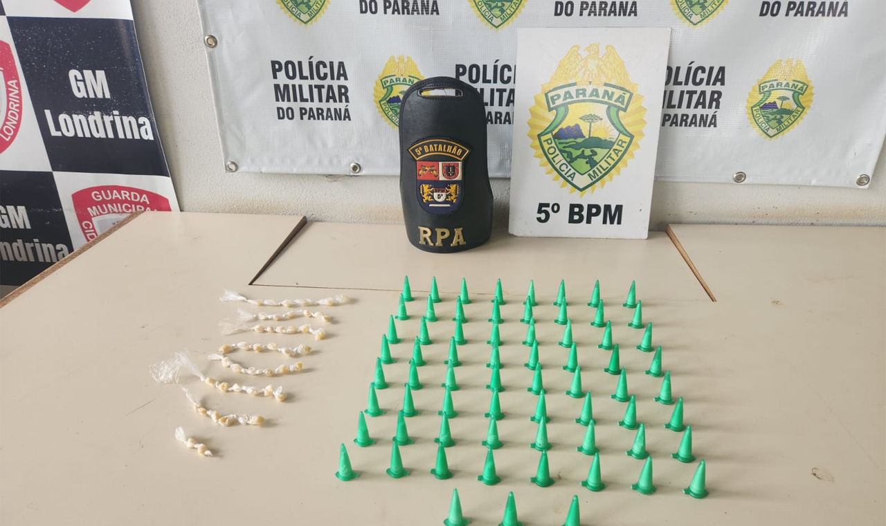 Com tornozeleira eletrônica, travesti é presa pela terceira vez por tráfico em Londrina