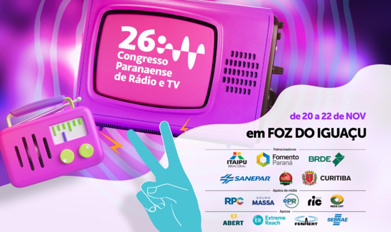 Diretores da Paiquerê 98.9 FM participam do 26º Congresso Paranaense de Rádio em Foz do Iguaçu