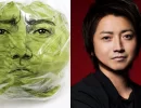 Ator japonês tem rosto estampado em pés de alface vendidos em supermercado